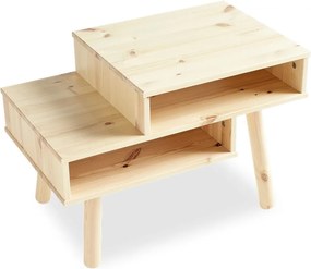 Konferenčný stolík z borovicového dreva v prírodnej farbe Karup Design Hako