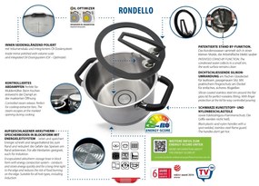 Elo 30004 Prémiová 4-dielna súprava hrncov znehrdzavejúcej ocele Rondello