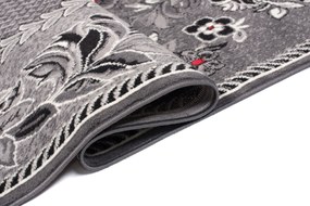 TA Koberec 7192B DARK GRAY CHEAP PP CRM Sivý Obdĺžnikový Rozmer: 100x150 cm