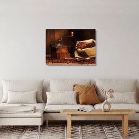 Sklenený obraz kávy (70x50 cm)