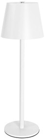 Toolight Toolight, dotyková LED nočná stolná lampa 5W, 3 farby svetla, USB napájanie, APP1370-T WHITE, biela, OSW-08634