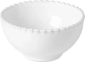 Biela kameninová miska Costa Nova Pearl, ⌀ 13 cm
