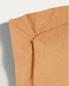 Čalúnené čelo postele v horčicovej farbe 206x106 cm Tanit – Kave Home