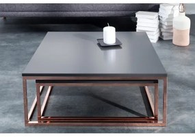 Konferenčný stôl 37733 2-Set Copper/Antracit  - Komfort-nábytok