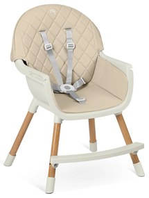 Stolička na kŕmenie Nukido Lilo, béžová 700703