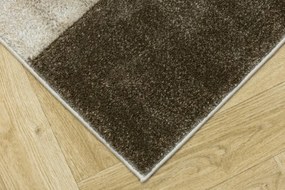 Koberec Kandy N372A béžový / fľaškovo zelený