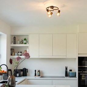 Inteligentný reflektor čierny otočný a sklopný vrátane 3 wifi p45 - Mosh