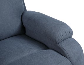 TV kreslo NIDO s elektrickým polohovaním — látka, sivá, nosnosť 130 kg