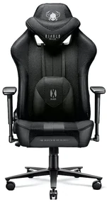 Látkové herné kreslo Diablo X-Player 2.0 King Size: čierne Diablochairs