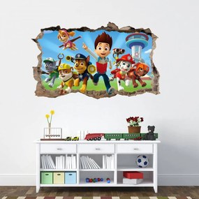 Dekoračná nálepka na stenu Paw Patrol XL 115x75cm