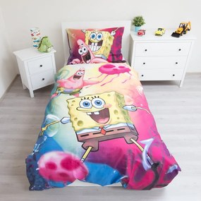 Jerry Fabrics Obliečky Spongebob - Spongebob | 140 x 200 cm / 70 x 90 cm