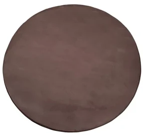Koberec Topia Uni dark taupe kruh