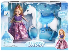 CreativeToys Malá bábika s koňom