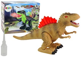 Lean Toys Dinosaurus hnedý -  svetelné a zvukové efekty