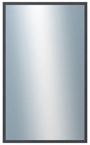DANTIK - Zrkadlo v rámu, rozmer s rámom 60x100 cm z lišty KASETTE šedá (2758)