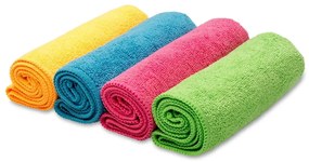 Súprava 4 handričiek z mikrovlákna Vileda Colors, 30 x 30 cm