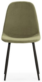 Zelené čalúnené jedálenské stoličky v súprave 4 ks Minka – Marckeric