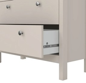 Sivobéžová vitrína 78x199x33 cm Madrid – Tvilum