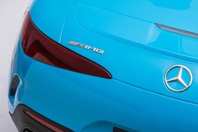 LEAN CARS Mercedes AMG SL63 modro lakovaný batériový automobil