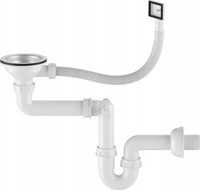 Erga HD, 1-komorový oceľový drez 370x450x210 mm, oceľová, ERG-MLS-HD3745