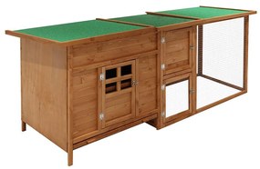 Kurník Avenberg IRIS 215 x 65 x 80 cm hnedý