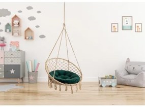 Vankúš na hojdačku STORK HOUSE zelený, veľký