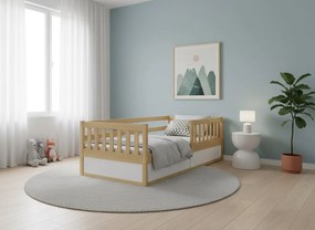 Posteľ SMART 160x80 - Borovica s úložným priestorom