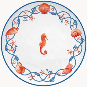 Porcelánové raňajkové taniere Cote De Mer, 4 ks