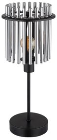 Globo 15698T - Stolná lampa GORLEY 1xE14/40W/230V pr. 15 cm čierna