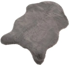 Kožušina koberec Zajko šedý