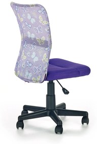 Detská otočná stolička Halmar DINGO fialová