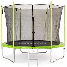 Cross Trampolína so sieťou a rebríkom, 306 x 306 x 250 cm