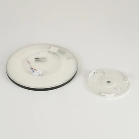 Brilagi - LED Kúpeľňové svietidlo ULTRA SLIM LED/12W/230V pr. 22,5 cm čierna IP54