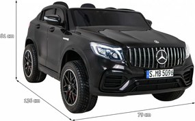 Ramiz Detské autíčko Mercedes GLC 63S čierne SUV + pohon 4x4