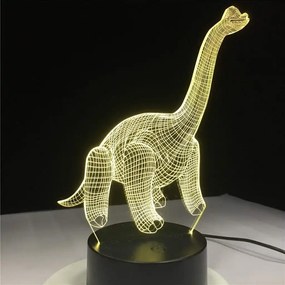 3Dmix 3DL-BSC045 – 3D LED nočná lampa - Diplodokus