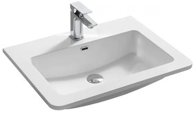 Mereo Mereo, Siena, kúpeľňová skrinka s umývadlom z liateho mramoru 61 cm, MER-CN410M