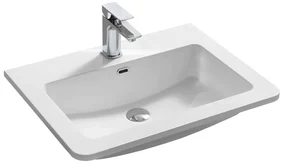 Mereo Mereo, Siena, kúpeľňová skrinka s umývadlom z liateho mramoru 61 cm, MER-CN410M