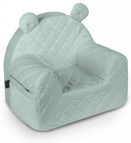 Pohodlné kresielko s uškami pre deti TYRKYSOVÁ