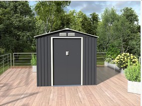 Záhradný domček plocha 213 x 191 cm (šedá)