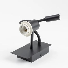 Brilagi - LED Nástenná lampa NUBILA 1xE27/25W/230V + LED/3W čierna