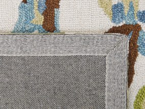 Vlnený koberec 200 x 200 cm viacfarebný KINIK Beliani