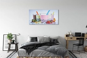 Obraz plexi Mliečne koktaily s ovocím 125x50 cm