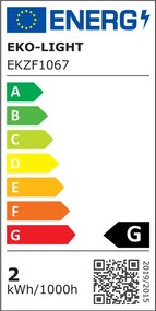 Dekoračná LED žiarovka E27 teplá 2700k 1,5w 100 lm