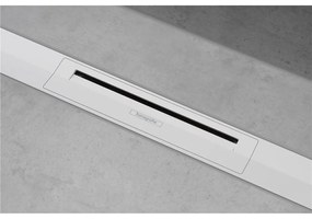 HANSGROHE RainDrain Flex vrchná sada sprchového žľabu 80 cm, skracovateľná, pre inštaláciu voľne na plochu, matná biela, 56044700