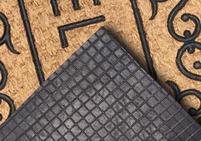 Hanse Home, Rohožka Welcome 105686 – na von aj na doma, 45x75, hnedá, chodba / predsieň