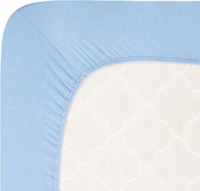 4Home jersey prestieradlo Lycra modrá, 100 x 200 cm