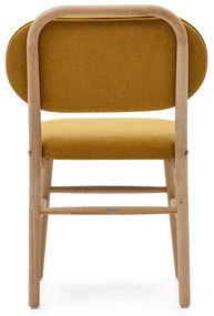 Jedálenská stolička v horčicovej farbe v súprave 2 ks Helda – Kave Home