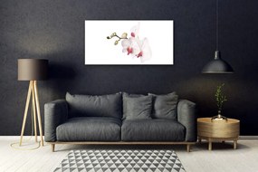 Skleneny obraz Kvety príroda orchidea 125x50 cm