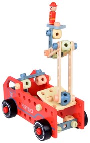 Drevená stavebnica Blocks Build Auto Towers 129 ks Jokomisiada ZA5381