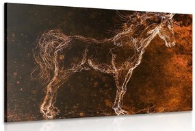 Obraz abstraktný kôň - 90x60